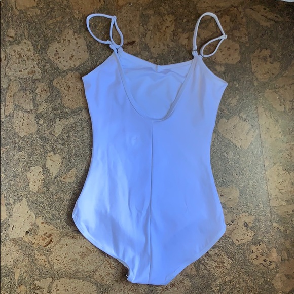 WHITE CAPEZIO DANCE LEOTARD - Picture 2 of 5
